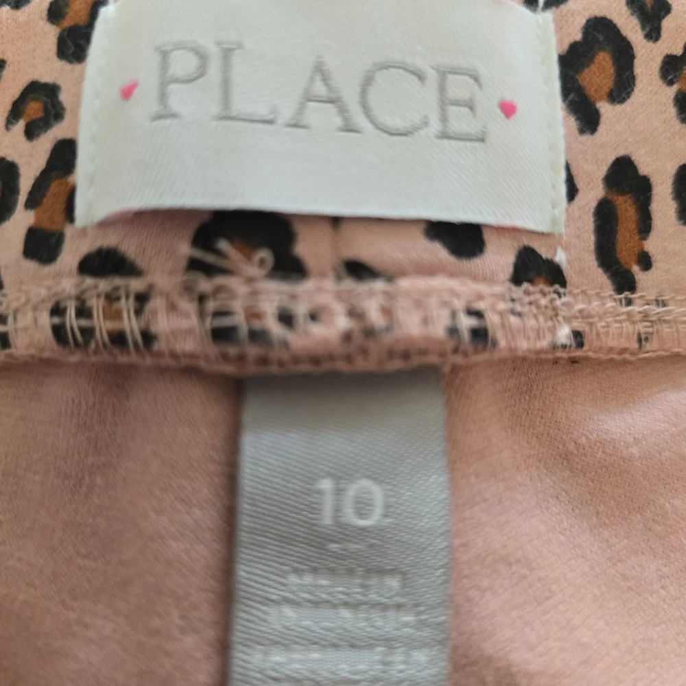 The Children's Place Pink Leopard Sweatsuit Set NWT